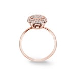 0.33 Karat Diamantring 750/18 K Roségold - RI-17484-RG