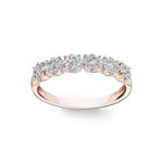 0.34ct Diamond Eternity Ring 750/18 K Rose Gold - RI-69822-RG