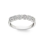 0.34ct Diamond Eternity Ring 750/18 K White Gold - RI-69822-WG