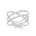 0.34 Karat Diamantring 750/18 K Weissgold - RBR2095