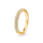 0.38ct Diamond Ring 750/18 K Yellow Gold