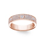 0.40ct Diamond Ring 750/18 K Rose Gold - RO19RG