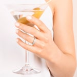 0.40ct Diamond Ring 750/18 K White Gold - RO19WG