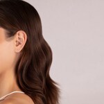 0.40ct Diamond Solitaire Stud Earrings 750/18 K Yellow Gold in 4 Prongs - OR-41766-GG