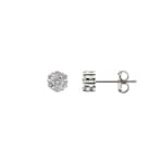 0.43ct Diamond Stud Earrings 750/18 K White Gold