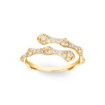 0.43 Karat Diamantring 750/18 K Gelbgold - RBR1197