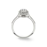 0.43 Karat Diamantring 750/18 K Weissgold - RI-045A-WG