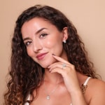 0.43 Karat Diamantring 750/18 K Weissgold - RI-045A-WG