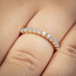 0.49 Karat Diamanten Mémoire Ring 750/18 K Gelbgold - RI-69169-GG