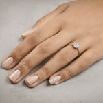 0.49ct Diamond Engagement Ring 750/18 K Yellow Gold - RI-69304-GG