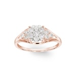 0.49 Karat Diamantring 750/18 K Roségold - RI-69383-RG