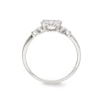 0.49ct Diamond Ring 750/18 K White Gold - RI-69382-WG