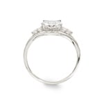 0.49 Karat Diamantring 750/18 K Weissgold - RI-69383-WG