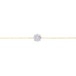 0.50ct Diamond Bracelet 750/18 K Yellow Gold 18cm - AR-69466-GG