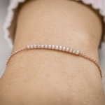 0.50 Karat Diamantarmband 750/18 K Roségold - AR-69219-RG