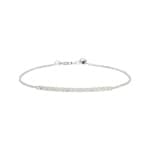 0.50 Karat Diamantarmband 750/18 K Weissgold