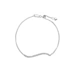 0.50 Karat Diamantarmband 750/18 K Weissgold
