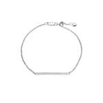 0.50 Karat Diamantarmband 750/18 K Weissgold