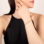 0.50 Karat Diamantarmreif offen 750/18 K Gelbgold - AR-69470-GG