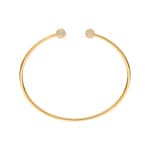 0.50 Karat Diamantarmreif offen 750/18 K Gelbgold - AR-69835-GG