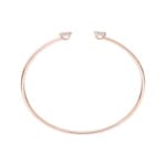 0.50 Karat Diamantarmreif offen 750/18 K Roségold - AR-69460-RG