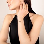 0.50 Karat Diamantarmreif offen 750/18 K Roségold - AR-69460-RG