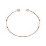 0.50 Karat Diamantarmreif offen 750/18 K Roségold - AR-69835-RG