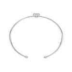 0.50 Karat Diamantarmreif offen 750/18 K Weissgold - AR-69469-WG