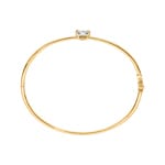 0.50ct Diamond Bangle oval 750/18 K Yellow Gold - AR-69463-GG