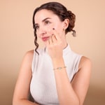 0.50ct Diamond Bangle oval 750/18 K Yellow Gold - AR-69464-GG