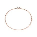 0.50ct Diamond Bangle oval 750/18 K Rose Gold - AR-69463-RG