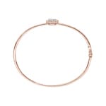 0.50ct Diamond Bangle oval 750/18 K Rose Gold - AR-69465-RG