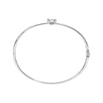 0.50ct Diamond Bangle oval 750/18 K White Gold - AR-69463-WG