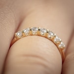 0.50ct Diamond Eternity Ring 750/18 K Yellow Gold - RI-70188-GG