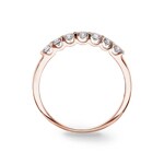 0.50 Karat Diamanten Mémoire Ring 750/18 K Roségold - RI-70188-RG