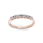 0.50 Karat Diamanten Mémoire Ring 750/18 K Roségold - RI-70188-RG