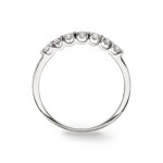 0.50 Karat Diamanten Mémoire Ring 750/18 K Weissgold - RI-70188-WG