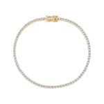 0.50 Karat Diamanten Tennisarmband 750/18 K Gelbgold - AR-00107-GG