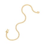 0.50 carats diamants bracelet rivière or jaune 750/18 ct - AR-69949-GG