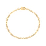 0.50 Karat Diamanten Tennisarmband 750/18 K Gelbgold