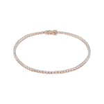 0.50 Karat Diamanten Tennisarmband 750/18 K Roségold