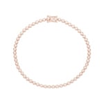 0.50 Karat Diamanten Tennisarmband 750/18 K Roségold