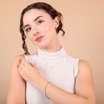 0.50 carats diamants bracelet rivière or gris 750/18 ct - AR-69949-WG