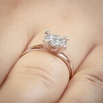 0.50ct Diamond Engagement Ring 750/18 K Rose Gold - RI-69305-RG