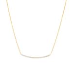 0.50ct Diamond Necklace 750/18 K Yellow Gold