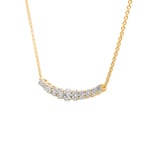 0.50 Karat Diamantencollier 750/18 K Gelbgold - KE-69311-GG