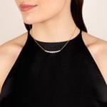 0.50 Karat Diamantencollier 750/18 K Gelbgold - KE-69311-GG