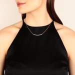 0.50ct Diamond Necklace 750/18 K Rose Gold - KE-69147-RG