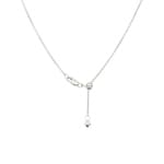 0.50ct Diamond Necklace 750/18 K White Gold - KE-69147-WG