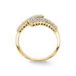 0.50ct Diamond Ring 750/18 K Yellow Gold - RI-23856-GG